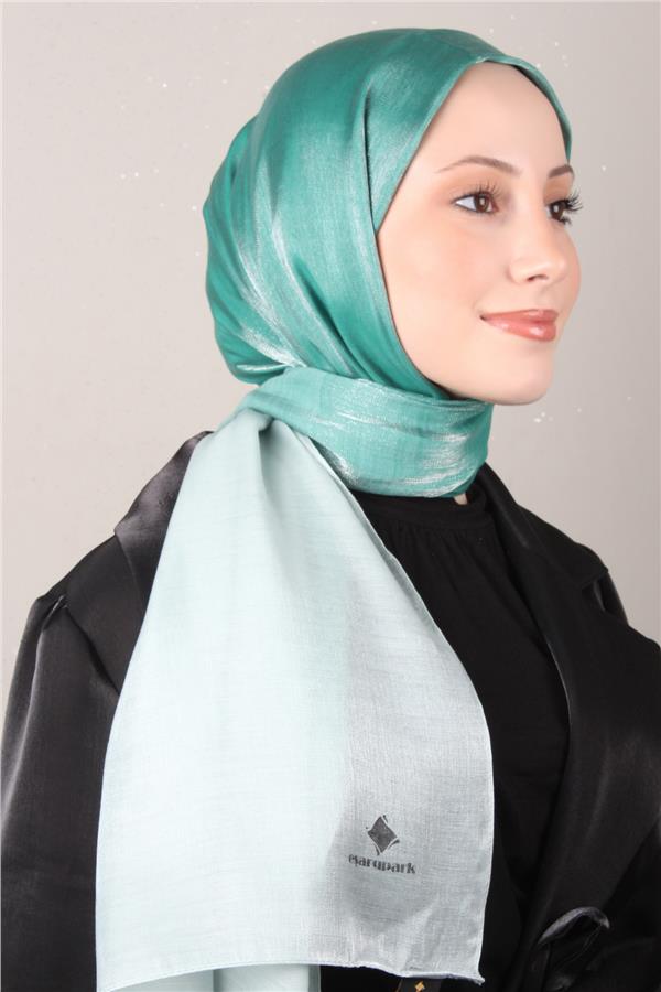 Eşarppark Degrade Abiye Şal 5803-11 Su Yeşili 