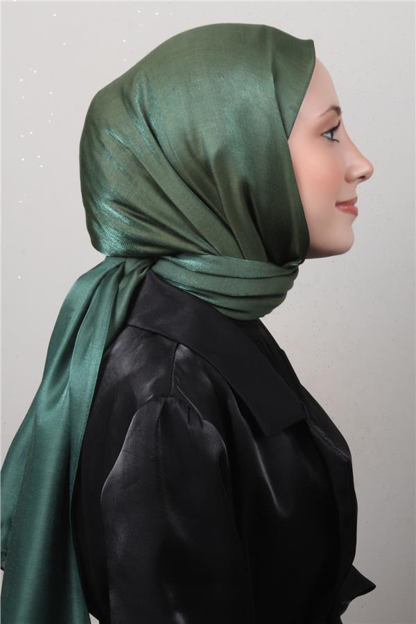 Eşarppark Degrade Abiye Şal 5803-13 Zümrüt 
