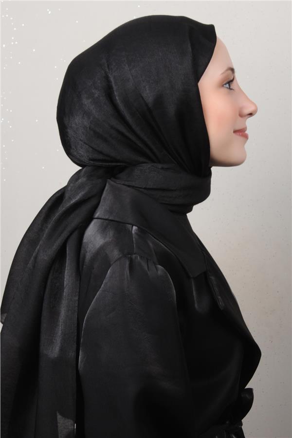 Eşarppark Degrade Abiye Şal 5803-15 Siyah 