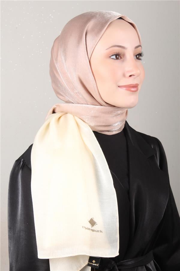 Eşarppark Degrade Abiye Şal 5803-20 Pudra 