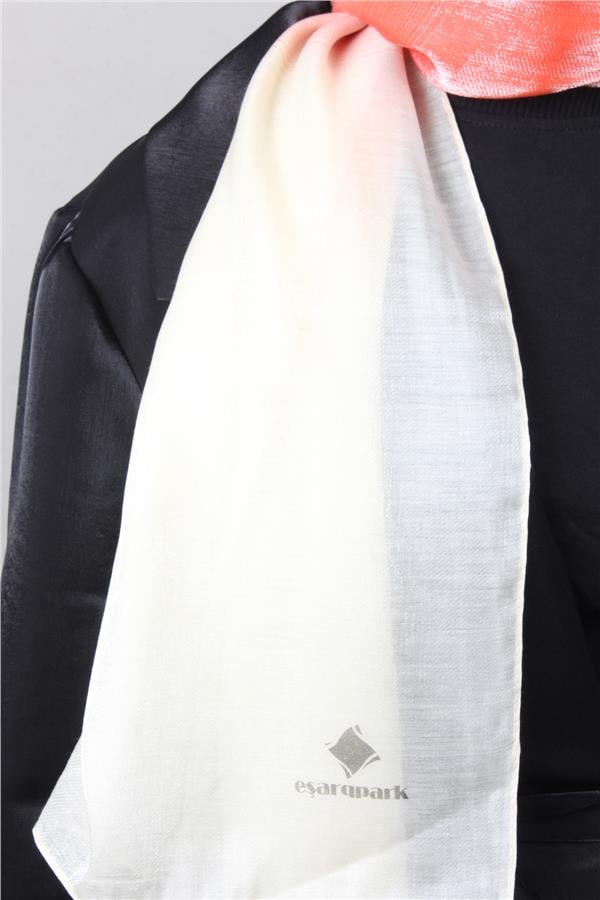 Eşarppark Degrade Abiye Şal 5803-23 Turuncu 