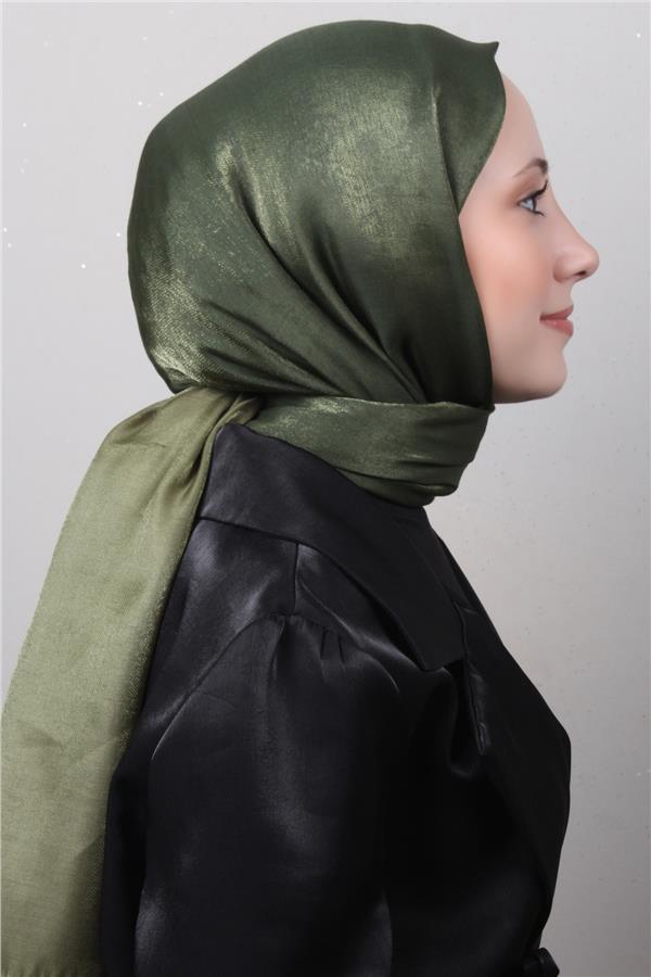 Eşarppark Degrade Abiye Şal 5803-26 Yeşil 