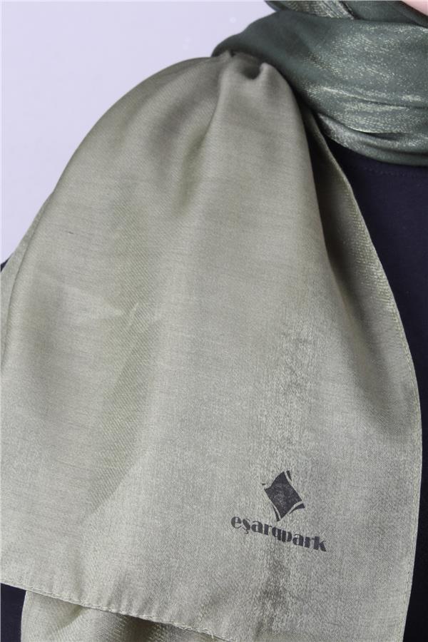 Eşarppark Degrade Abiye Şal 5803-26 Yeşil 