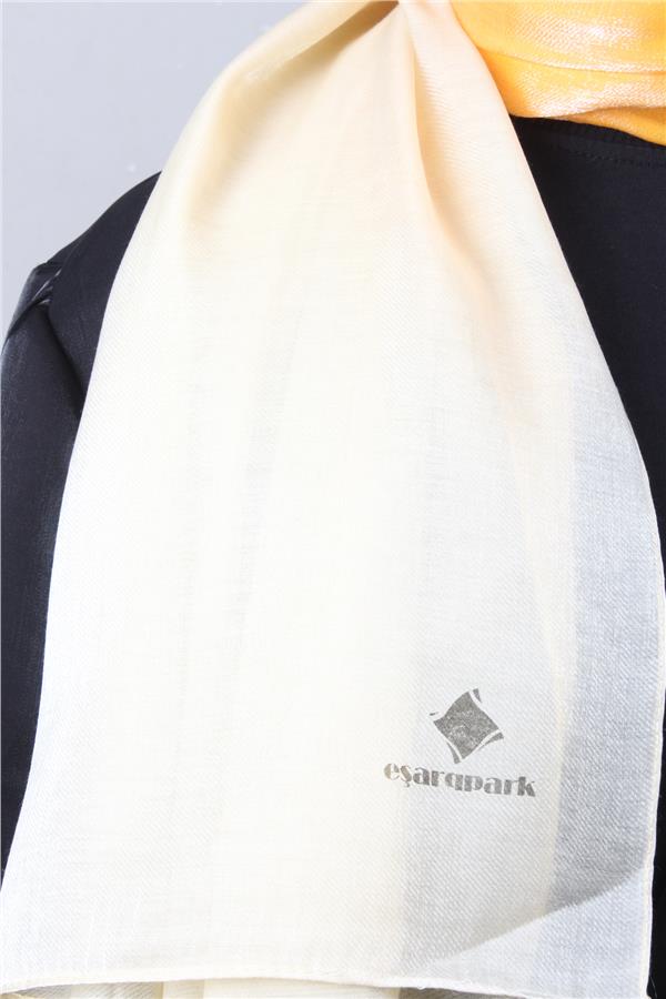 Eşarppark Degrade Abiye Şal 5803-27 Sarı 