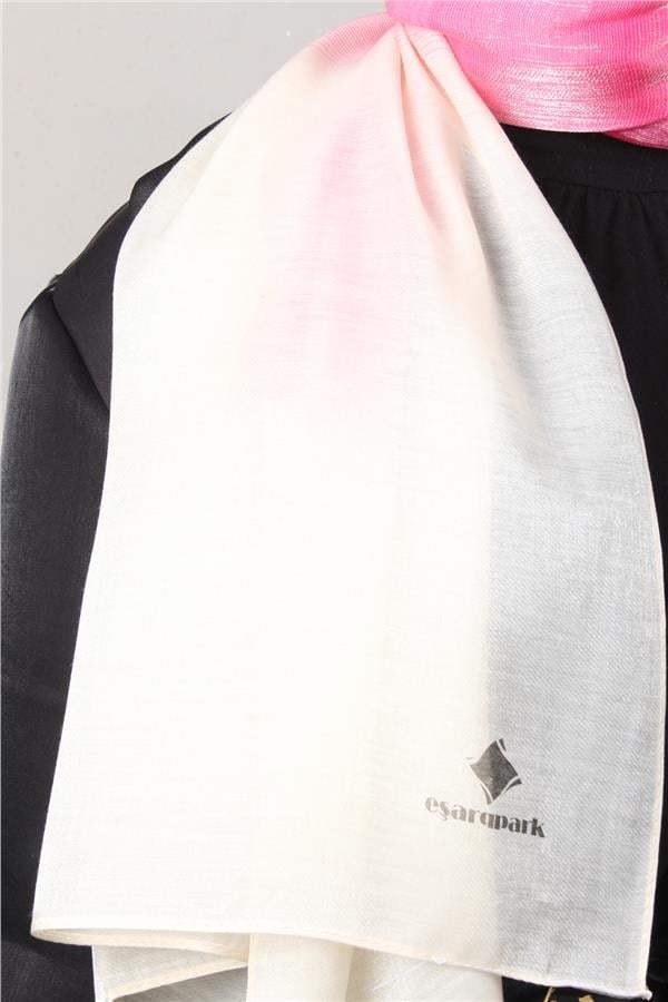 Eşarppark Degrade Abiye Şal 5803-9 Fuşya