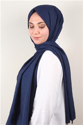 Eşarppark Yaz Serinliği Şal 2752-14 Lacivert