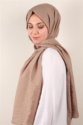 Eşarppark Yaz Serinliği Şal 2752-18 Sütlü Kahve