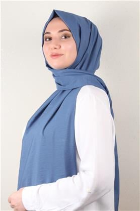 Eşarppark Yaz Serinliği Şal 2752-2 Kot Mavisi