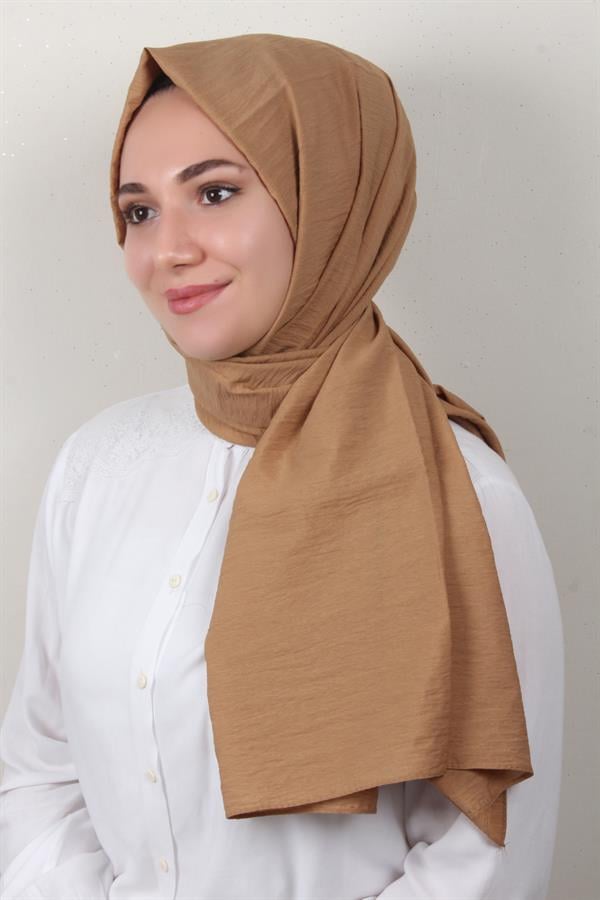 Eşarppark Yaz Serinliği Şal 2752-22 Karamel