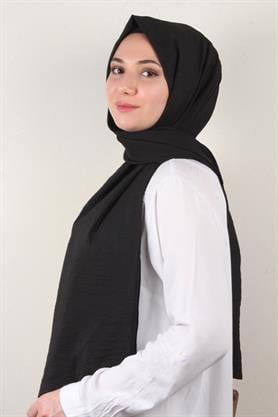 Eşarppark Yaz Serinliği Şal 2752-23 Siyah