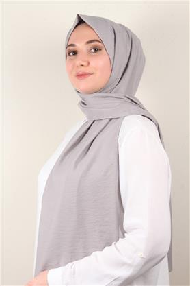 Eşarppark Yaz Serinliği Şal 2752-9 Gümüş