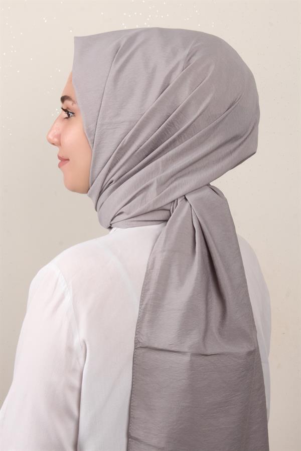 Eşarppark Yaz Serinliği Şal 2752-9 Gümüş