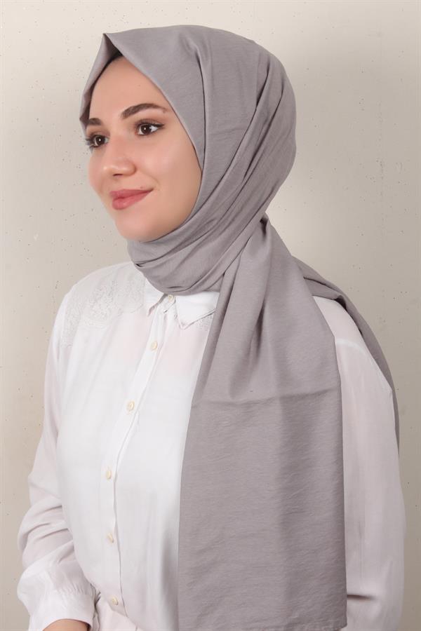 Eşarppark Yaz Serinliği Şal 2752-9 Gümüş