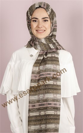 Etnik Desen Şal 1225-2