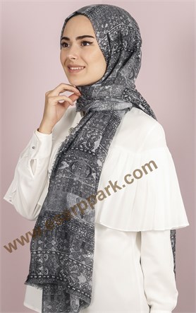 Etnik Desen Fileli Şal 1225-20