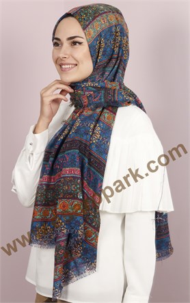 Etnik Desen Fileli Şal 1225-29