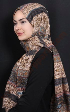 Etnik Desen Şal 1225-3