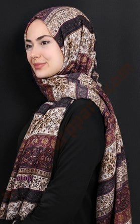 Etnik Desen Şal 1225-4