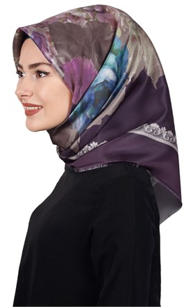 Piramit Tafta Dijital Eşarp 1916-7