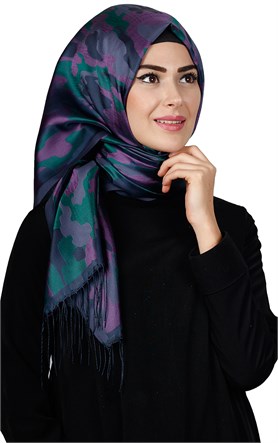 Kamuflaj İpeksi Şal 5550-6