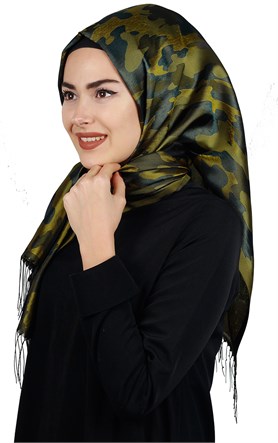 Kamuflaj İpeksi Şal 5550-32