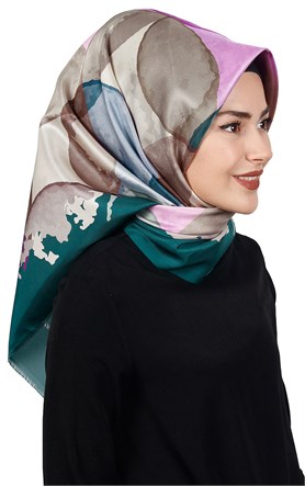 Piramit Tafta Dijital Eşarp 1914-9