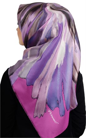 Piramit Tafta Dijital Eşarp 1913-3