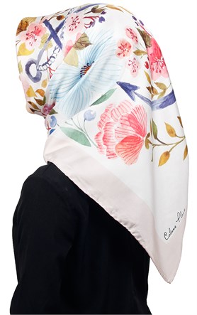 İthal İpek Eşarp 1577-3