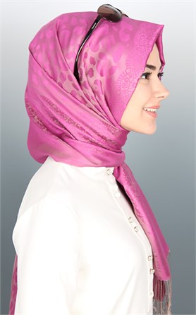 500-0013-22 ÇİFT YÖNLÜ İPEKSİ ŞAL