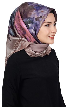 Piramit Tafta Dijital Eşarp 1916-8