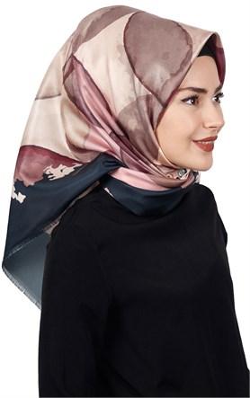 Piramit Tafta Dijital Eşarp 1914-10