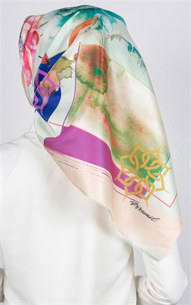 Piramit Tafta Dijital Eşarp 1920-3