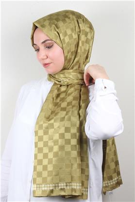 Fashion İpeksi Şal 2881-5 Yağ Yeşili