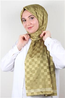Fashion İpeksi Şal 2881-5 Yağ Yeşili