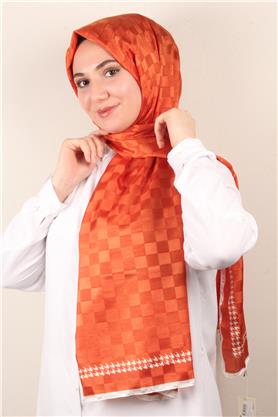 Fashion İpeksi Şal 2881-7 Turuncu