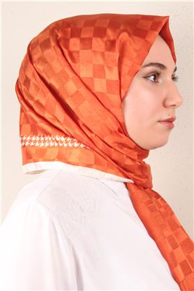 Fashion İpeksi Şal 2881-7 Turuncu