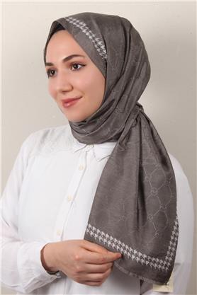 Fashion İpeksi Şal 2882-10 Füme