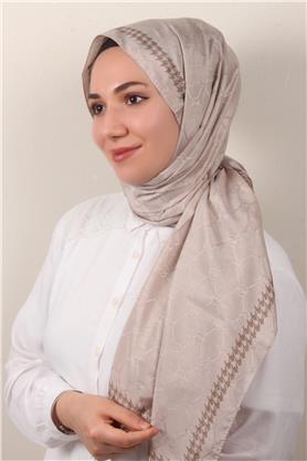 Fashion İpeksi Şal 2882-12 Koyu Taş