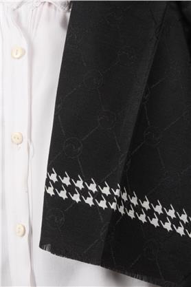 Fashion İpeksi Şal 2882-2 Siyah