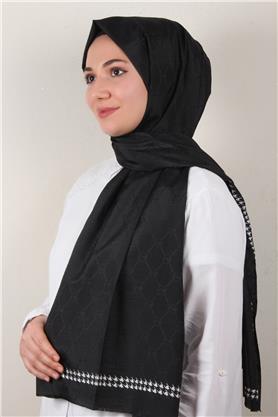 Fashion İpeksi Şal 2882-2 Siyah