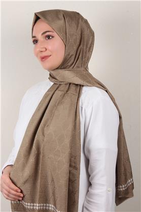 Fashion İpeksi Şal 2882-9 Sütlü Kahve