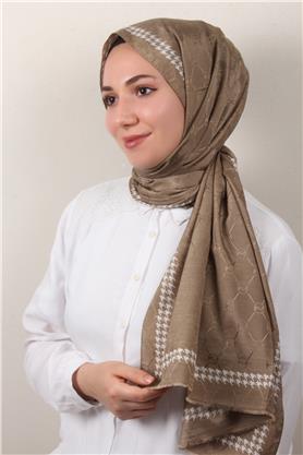 Fashion İpeksi Şal 2882-9 Sütlü Kahve