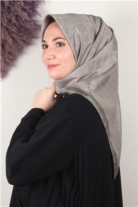 Fashion Monogram Eşarp 8089-15 Mint Yeşili