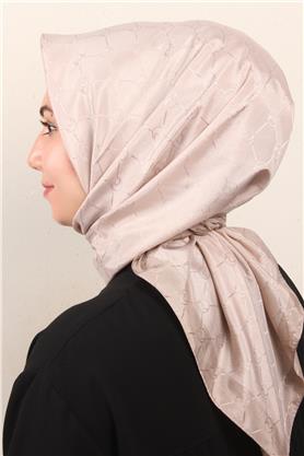 Fashion Monogram Eşarp 8089-5 Taş