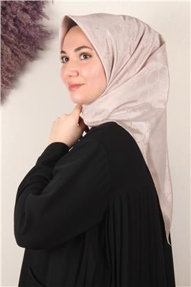 Fashion Monogram Eşarp 8089-5 Taş