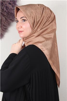 Fashion Monogram Eşarp 8089-6 Fondöten