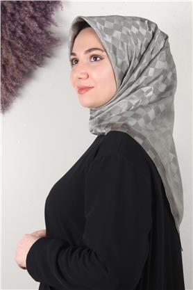 Fashion Monogram Eşarp 8090-10 Küf Yeşili