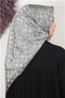 Fashion Monogram Eşarp 8090-10 Küf Yeşili