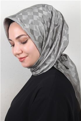 Fashion Monogram Eşarp 8090-10 Küf Yeşili