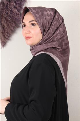 Fashion Monogram Eşarp 8090-19 Leylak